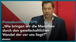SPD-Chef Lars Klingbeil und Anke Rehlinger zur gesellschaftlichen Transformation