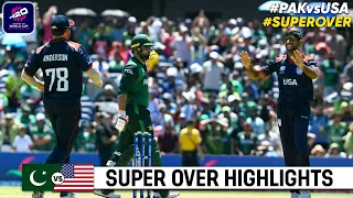 USA vs Pakistan Super Over ICC T20 World Cup 2024 Match Highlights | PAK Vs USA Super Over Highlight