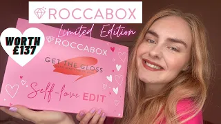 ROCCABOX x GET THE GLOSS SELF-LOVE EDIT LIMITED EDITION BOX UNBOXING & 20% OFF!