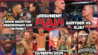 WWE RAW 13 Mayo 2024 | RESUMEN Y RESULTADOS
