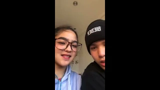 Kyle Echarri IG Live with Andrea Brilliantes 11-15-2018