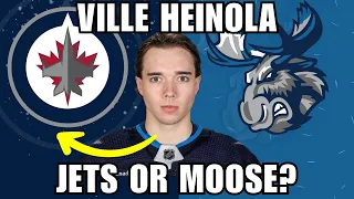 Will Ville Heinola start the season with the Winnipeg Jets?