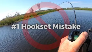 The #1 Hookset Mistake Anglers Make! School Of Hard Knocks