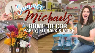 ✨MUST-SEE! ✨Summer Essentials at Michaels (Shop with Me - Home Decor, Party, Florals + More)