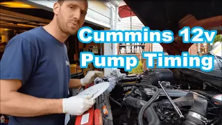 How to set 12v Cummins Injection Pump Timing OVERVIEW/INSIGHT