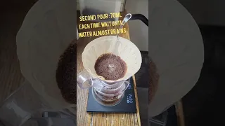 Tetsu Kasuya Style Pour Over Coffee Recipe in under a minute