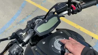 Öz Gültepe Sürücü Kursu - A Sınıfı Motosiklet Tanıtımı- Yamaha MT 07