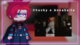 •|Chucky e Annabelle reagindo a fatos reais•|gacha club•|