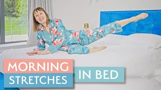 Easy Morning Stretch Routine in Bed | 10 Exercises in 10 Minutes | Pilates