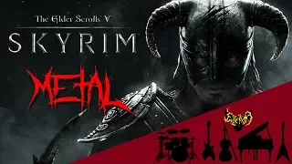 Skyrim - Main Theme (Dragonborn) 【Intense Symphonic Metal Cover】