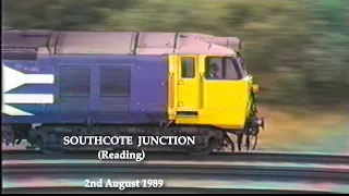 BR in the 1980s Southcote Junction Reading  on 2nd August 1989