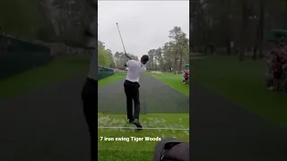 Tiger Woods swing 7 iron ⛳️