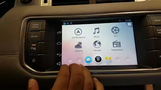 How to install  Android System Navigation  Range Rover Evoque