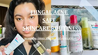 Why do I have itchy texture on my face? Easy FUNGAL ACNE SAFE skincare routine (COSRX, Cetaphil etc)