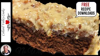 Homemade German Chocolate Sheet Cake - Mama's Old Fashioned Southern Recipes