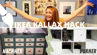 IKEA HACK KALLAX Makeover extrem / Upcycling mit Wiener Geflecht