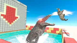 Be Smart and don't Become Mosasaurus Food - Animal Revolt Battle Simulator