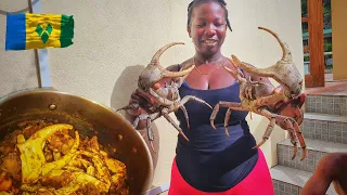 SHE DIDN'T EXPECT THIS  MUD CRAB HUNTING || CATCH CLEAN CURRY