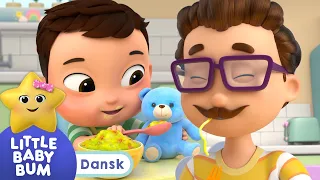 Lær Engelsk | Knas det, Gnask det: Snacktid Sang | Børnesange og tegnefilm | Little Baby Bum Danske