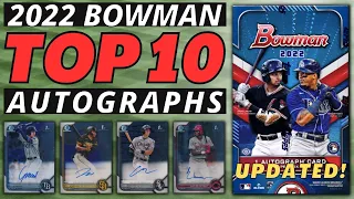 Top 10 Prospect Autographs in 2022 Bowman Right Now | Bowman Chrome Baseball Cards | Elly De La Cruz