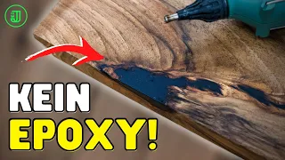 RISSE und ASTLÖCHER im Holz? Nimm kein EPOXY, sondern... ! | Jonas Winkler