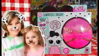 LOL BIGGIE PET SURPRISE Dalmatian Eye SPY Series Big Mom + BABIES ! Kittens and Puppies