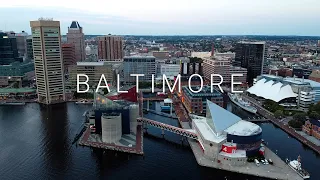 Baltimore Maryland Drone Footage 4K 2020