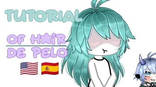 (Tutorial de pelo🇪🇦)💥(Hair tutorial🇺🇲) con Yuki Kiwix💥👍 🇺🇲🇪🇦