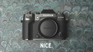 I used the Fujifilm X-T50!
