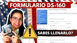 Cómo llenar el FORMULARIO DS-160 para la solicitud de VISA AMERICANA 2023 -  Astrid Bernier