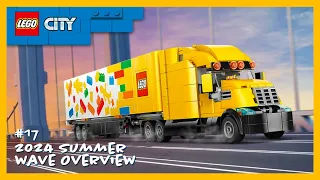 Lego City Yellow Delivery Truck - 2024 Summer Wave Overview