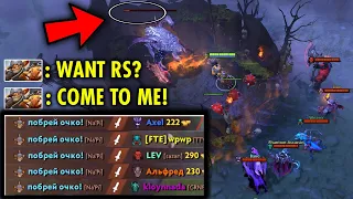 How to easy get RAMPAGE with Techies?? Easiest Roshan Bait Delete one by one