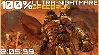 2:05:39 - 100% DOOM Eternal Ultra-Nightmare Speedrun