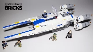 Lego Star Wars 75155 Rebel U-Wing Fighter Speed Build