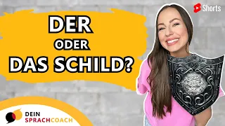 DER oder DAS? (Deutsch lernen | Learn German | deutsche Artikel | der die das) #Shorts