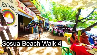 Sosua Beach Walk 4 (bars and restaurants) - Dominican Republic 2017 4K