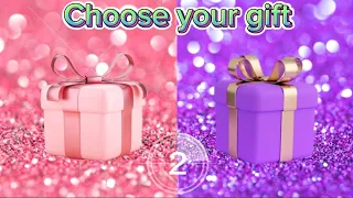 Choose your gift😍😍💖💖#pinkvspurplegiftbox #wouldyourather