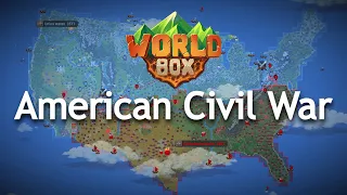 American Civil War | WorldBox Timelapse