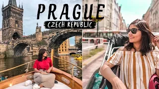 EXPLORING PRAGUE IN A DAY | Vintage Car Ride, Beer Spa, Boat Ride | Czech Republic Vlog #1