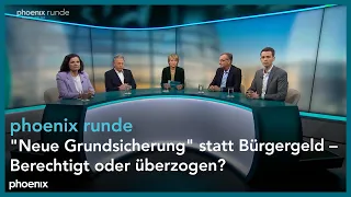 phoenix runde: "Neue Grundsicherung" statt Bürgergeld – Berechtigt oder überzogen?