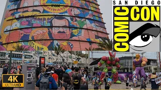 [4K] San Diego Comic-Con 2023 - Convention Center Walk