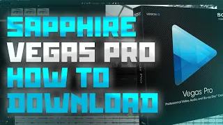 Sapphire Plugin 📸 VEGAS PRO Tutorial 📷