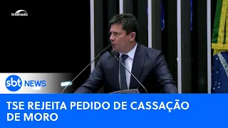 TSE rejeita por unanimidade pedido de cassação do mandato de Moro | #SBTNewsnaTV (22/05/24)