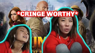 JUMANJI: THE NEXT LEVEL was interesting... *super cringe*