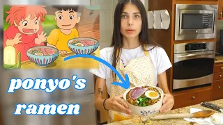 i cooked ramen from studio ghibli's ponyo - food from film ep. 1