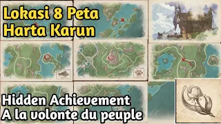Lokasi 8 Peta Harta Karun dan Hidden Achievement A la volonte du peuple | Fontaine [Genshin Impact]