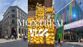 4 Days in Montréal 🇨🇦| walking tour, marché jean-talon, boba ice cream & more
