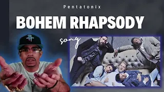 PENTATONIX Bohemian Rhapsody | RAPPER PRODUCER Reacts!