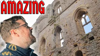 WALKING THROUGH my first CASTLE! - Shadiversity BRITAIN TOUR vlog 2 (Chepstow castle)