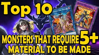 Top 10 Monsters That Take 5+ Materials to be Made